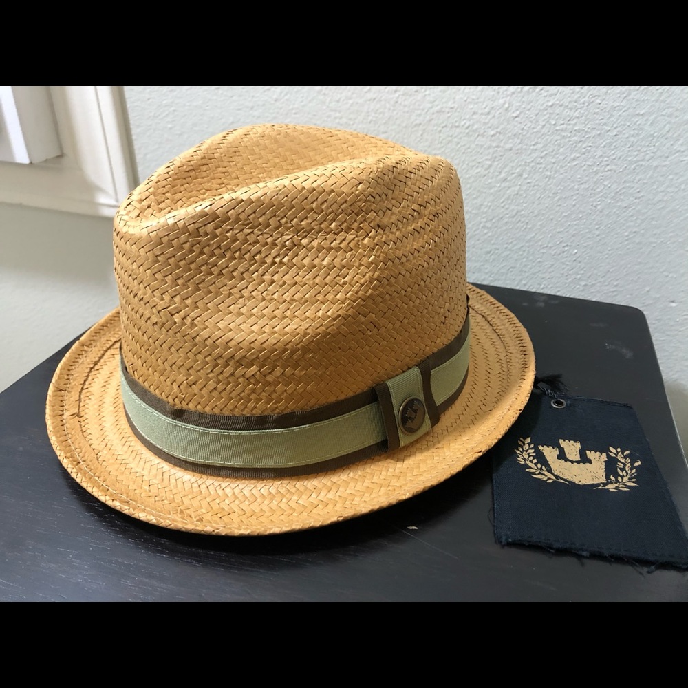 Goorin Brothers Straw Fedora Hat